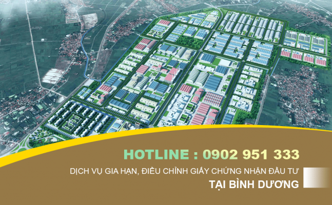 Dịch vụ gia hạn, điều chỉnh giấy chứng nhận đầu tư tại Bình Dương