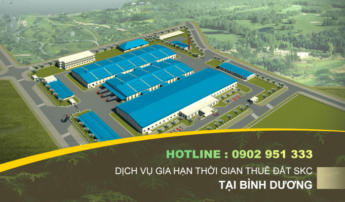 Dịch vụ xin gia hạn đất sản xuất kinh doanh SKC (nhà xưởng) tại Bình Dương